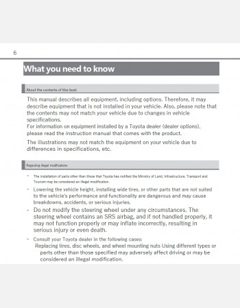 toyota noah 2019-2020 owners manual in english